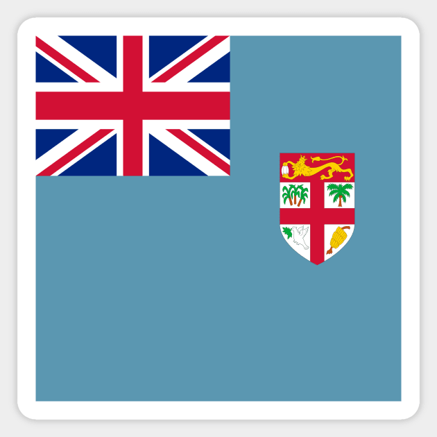 Fiji flag Sticker by flag for all